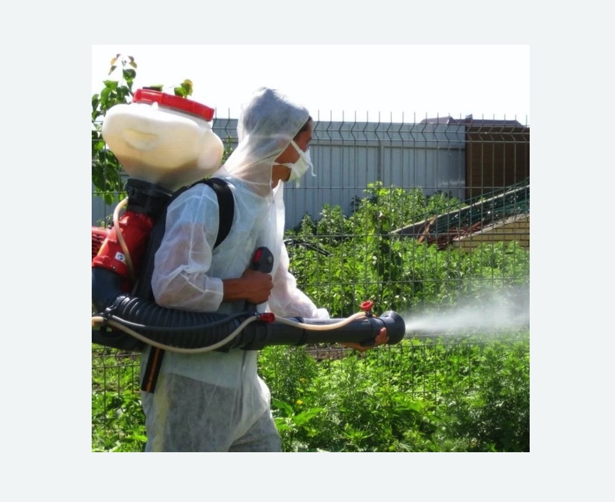 Акарицидная обработка территории в Азнакаево